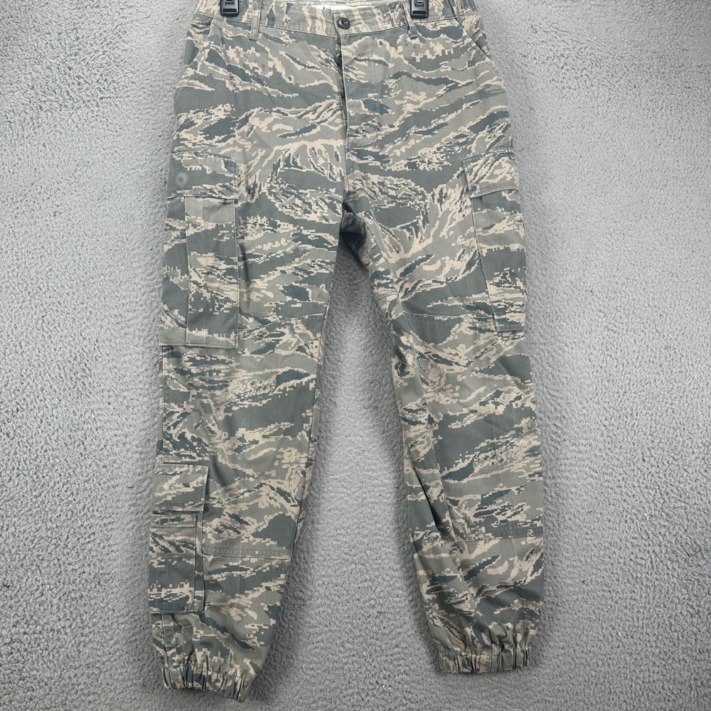 USAF Desert Digital Camo Pants Mens 32R Green Tiger Stripe Cargo Military DSCP